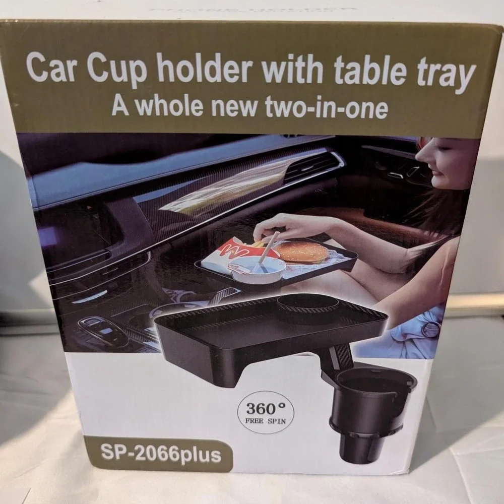 Car console tray
